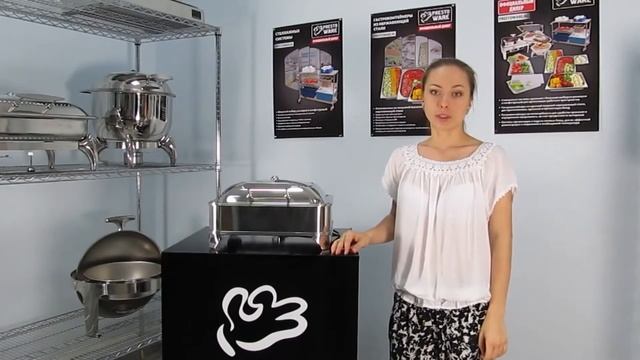 Мармит (чафиндиш) 2/3 со стеклянной инерционной крышкой, электрический, PrestoWare PWIE-612 смотреть онлайн