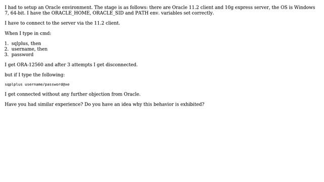 Login Issues with Oracle databases смотреть онлайн