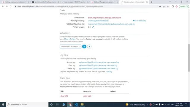 Upload Django Project With Pythonanywhere || Python World || Django || Pythonanywhere смотреть онлайн