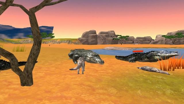 Crocodile Family Simulator Games 2019 смотреть онлайн