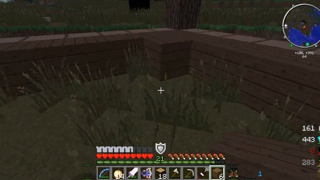Похождение по Minecraft №3 - Строим дом и грабим башню смотреть онлайн
