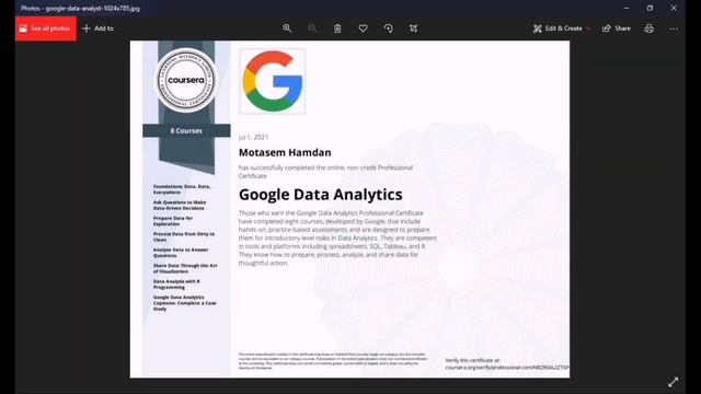 FREE Google Data Analytics Professional Certificate Online Course смотреть онлайн