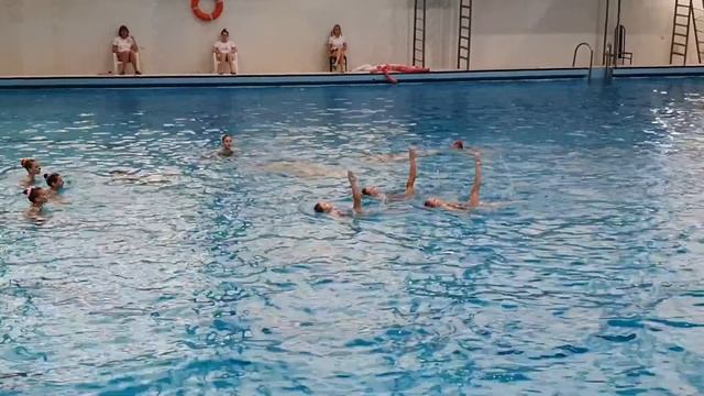 Синхронное плавание - сезон 2018 -2019г. Электросталь - Комби "Ча-Ча" 4 состав 2009 - 2010г смотреть онлайн