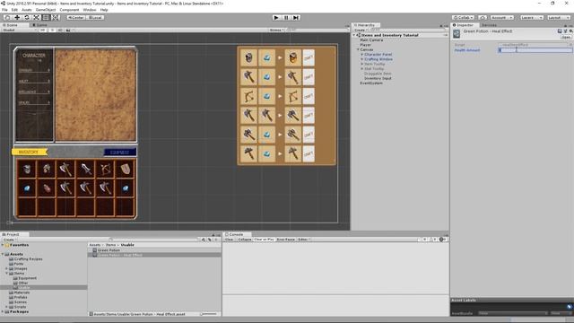 Usable Items - Items & Inventory in Unity (pt.14) смотреть онлайн