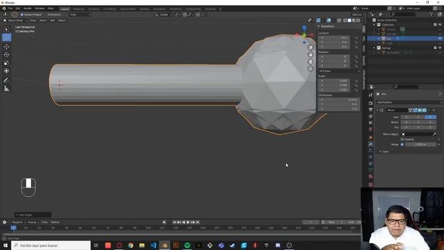 3. Creando una cadena de ADN en Blender con Array y Mirror Modifiers. смотреть онлайн