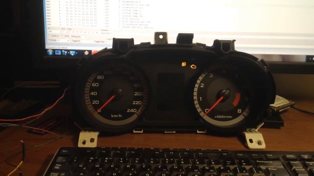 Speedometer. Can bus control. смотреть онлайн