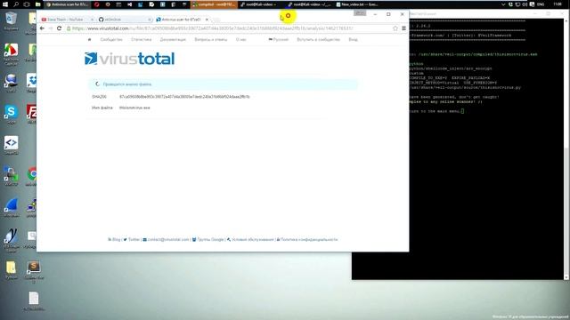 Trojan using Veil-Framework смотреть онлайн