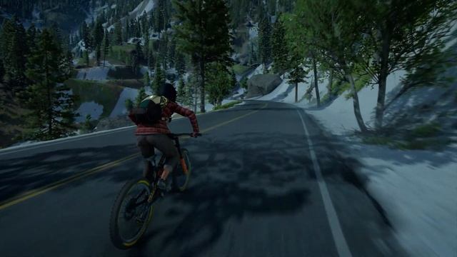 Bike Ride Through Forest | Riders Republic | Game Ambience