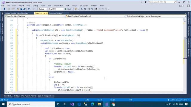 C# Tutorial - Open and Read Excel Files, Search or Filter Data in DataGridView | FoxLearn смотреть онлайн