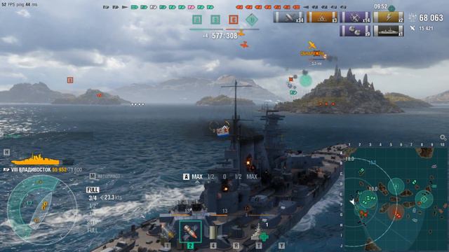 World of Warships: Владивосток. 141.144 урона смотреть онлайн