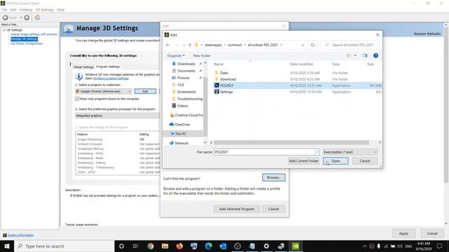 Fix eFootball PES 2021 Error The Video Card Does Not Have the Necessary Specifications GPU VRAM 2GB смотреть онлайн