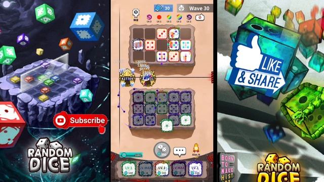 Element dice wave 50 +! Random dice !!! Combo + element run ! смотреть онлайн