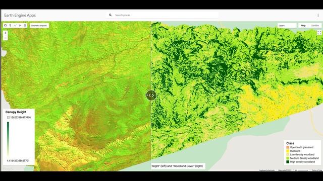 Mapping Woodland Cover using GEDI and Sentinel Data GEE смотреть онлайн