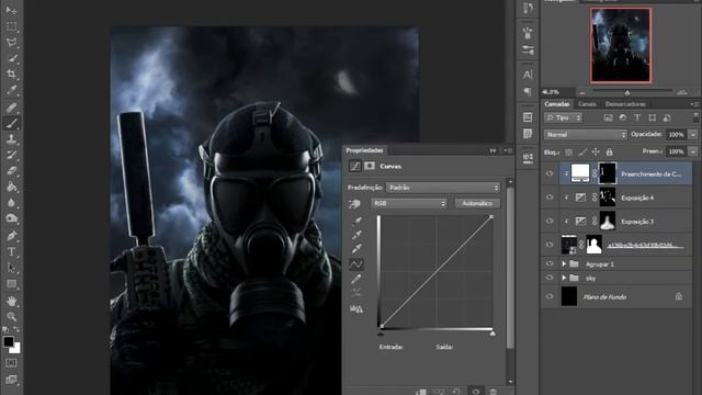 Contour light tutorial in Photoshop l lipe dsn | Photoshop tutorial смотреть онлайн