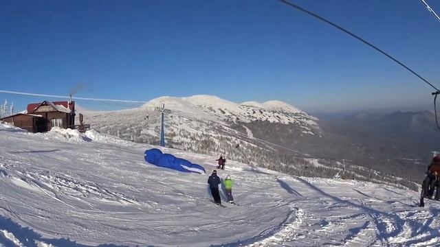 Новый год на поезде "Зимняя сказка". Часть 2_Шерегеш. 1 января. смотреть онлайн