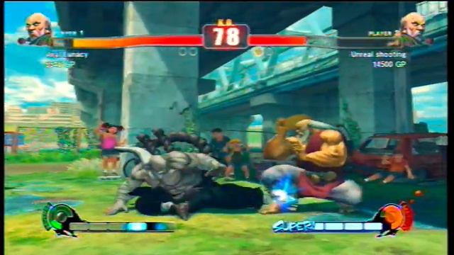 Street Fighter 4 - Viral Lunacy (Gouken) VS Unreal shooting (Gouken) смотреть онлайн