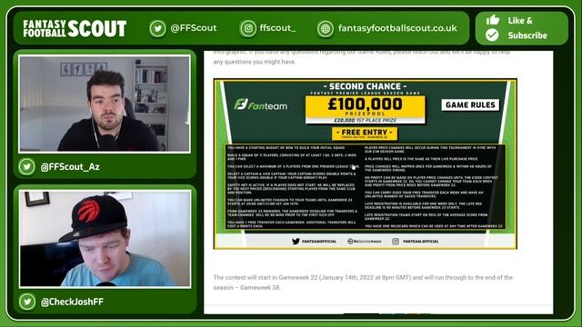 Introducing the Free To Play "Second Chance" Season Game | FanTeam | Fantasy Premier League 2021/22 смотреть онлайн
