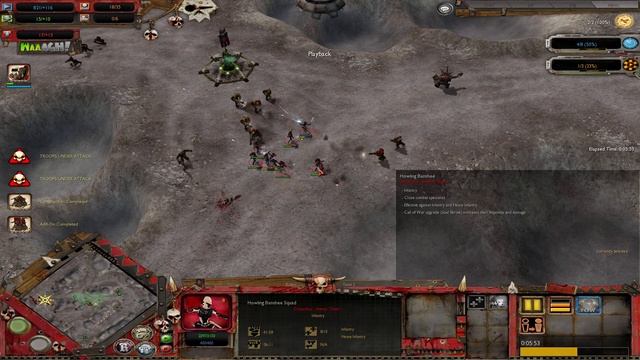 ПОЧЕМУ ВРАГА ТАК МНОГО, А МЕНЯ ТАК МАЛО ! - Unification Mod - Dawn Of War: Soulstorm