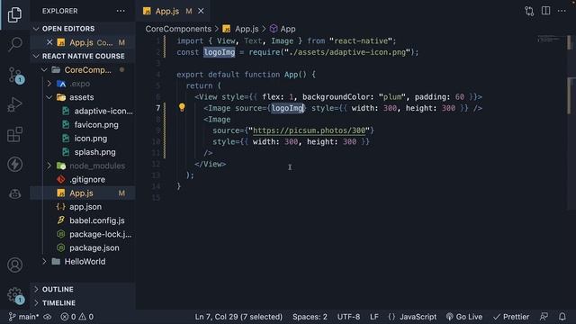 React Native Tutorial - 10 - Image смотреть онлайн