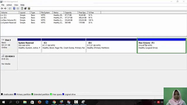 Tutorial Cara Membuat Partisi Baru dan Menggabungkan Partisi di Hard Disk смотреть онлайн