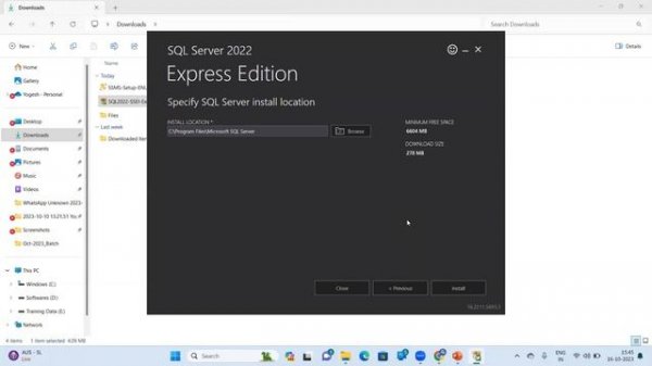 Session - 1 | How to Download and Install SQL Server 2022 Express?