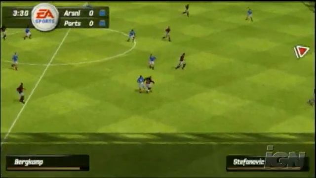 FIFA Soccer 06 Sony PSP Gameplay - Gameplay - On the pitch смотреть онлайн