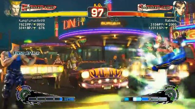 Ultra Street Fighter IV battle: (kungfuhustle99 ) Guile vs Chun-Li смотреть онлайн