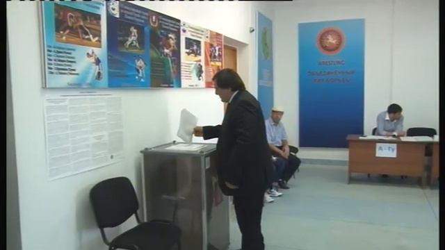 Сайгидпаша Умаханов проголосовал в г. Хасавюрте смотреть онлайн