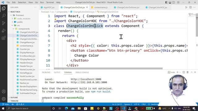 React Tutorial #50 How to pass props to higher order components in React | Dr Vipin Classes смотреть онлайн