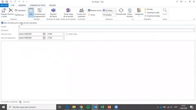 Outlook - Cómo agendarme reuniones a mí mism@ y bloquear mi calendario смотреть онлайн