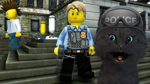 СУПЕР КОТ В ГТА ДЛЯ ДЕТЕЙ ЛЕГО СИТИ ?  Lego City Undercover ? ЧЕЙЗ ПОПАЛ В ТЮРЬМУ НА ОСТРОВЕ