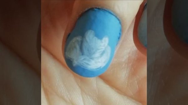 Arctic foxy nails #art
