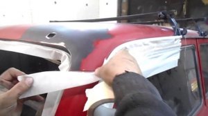 Подготовка и покраска элемента переходом акриловой краской в автомобиле ВАЗ 2121 НИВА