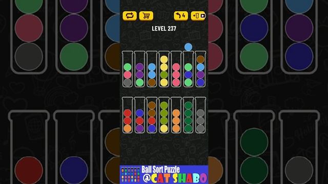Ball Sort Puzzle Level 237?No Extra Tubes?Game Walkthrough? смотреть онлайн