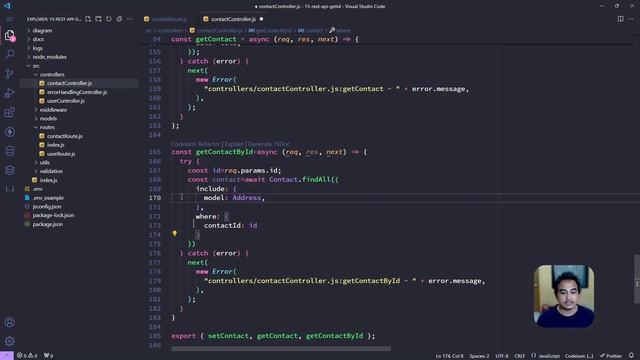 REST API TUTORIAL DENGAN EXPRESS JS DAN SEQUELIZE - PROSES GET BY ID смотреть онлайн