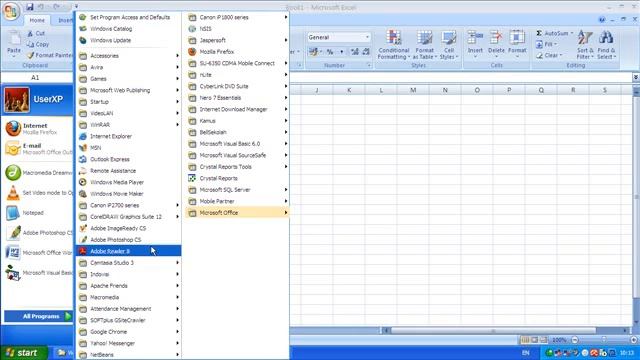 menjalankan microsoft excel 2007 смотреть онлайн