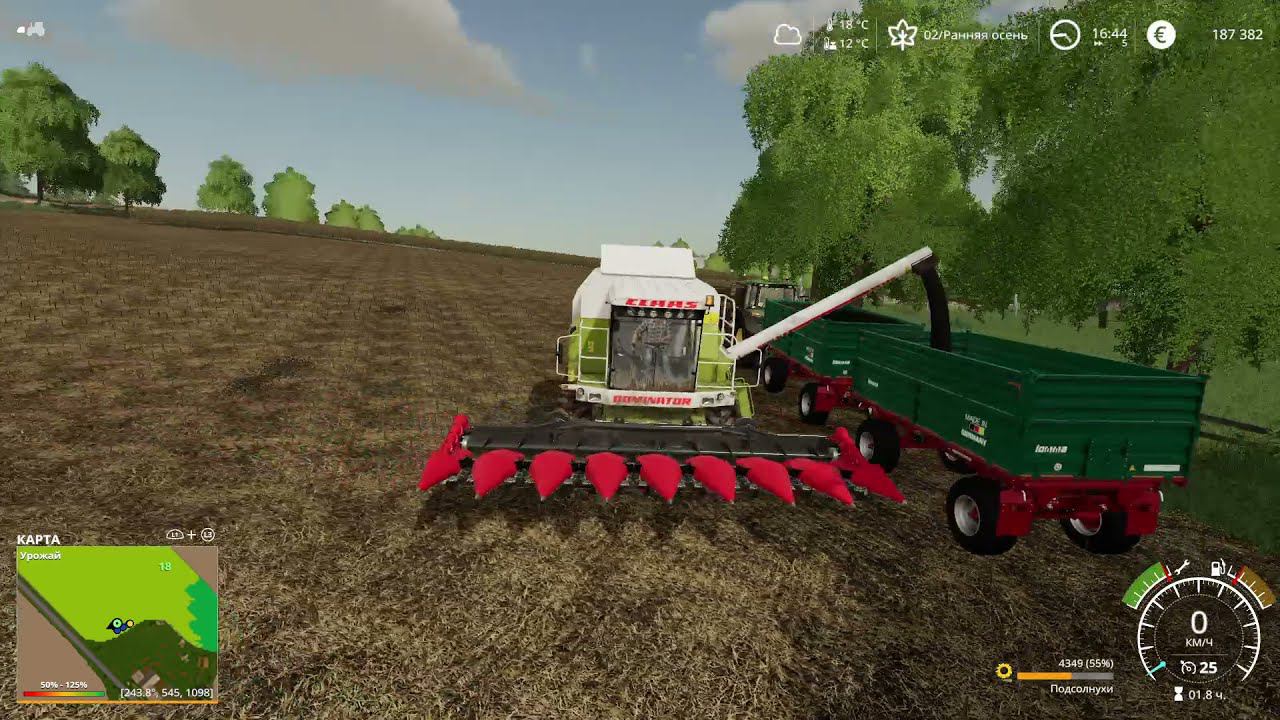 (PS4 Pro) FS19 La Coronella с производствами #23 уборка подсолнуха смотреть онлайн
