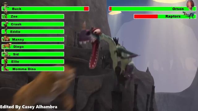 The Ice Age Adventures of Buck Wild (2022) Final Battle with healthbars смотреть онлайн