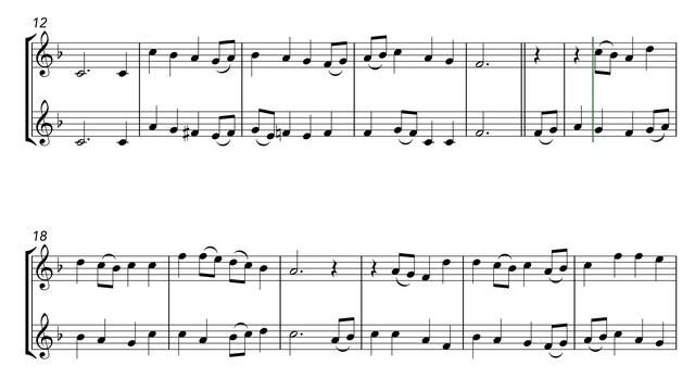 It Came Upon the Midnight Clear (Clarinet Duet) смотреть онлайн