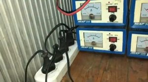 Зарядка грузовых 190 аккумуляторов