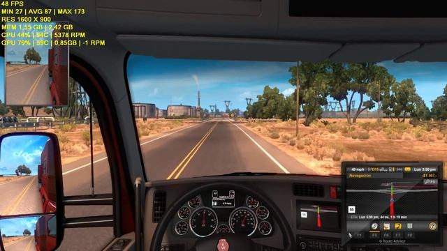 American Truck Simulator |AMD A8 5600k|GTX 750 ti|6GB RAM смотреть онлайн