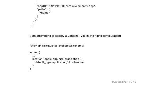 iOS : How to set correct content-type for apple-app-site-association file on Nginx/Rails смотреть онлайн