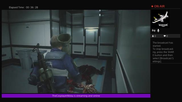 Resident evil 2 remake (Leon's Story) (2nd Runner up) #4 - TheCosplayerMoka's Live PS4 Broadcast смотреть онлайн