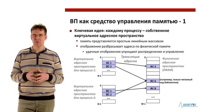 Компьютерные основы программирования. Виртуальная память. Частой. Лекция 13 смотреть онлайн