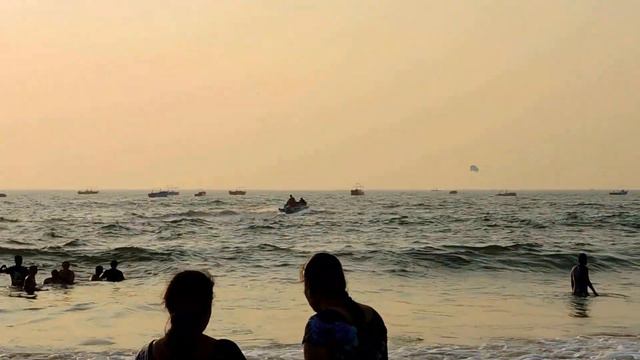 Индия. Гоа 11. Пляж панорама смотреть онлайн