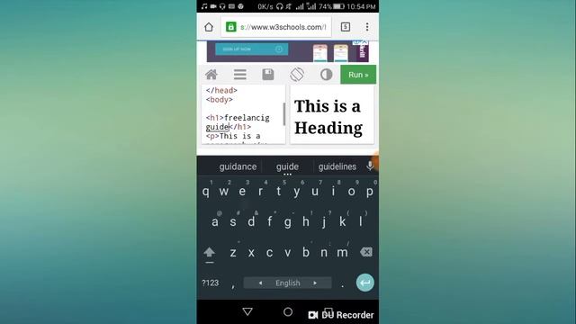 write HTML code on your android phone. смотреть онлайн