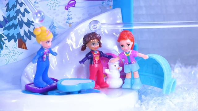 Fun With Friends!💜Polly Pocket Toy Play | Polly Pocket смотреть онлайн