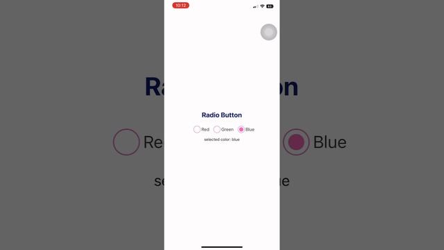 Component radio button react native not require package #reactnative #components #radiobutton смотреть онлайн
