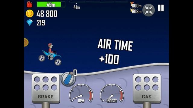 Hill Climb Racing bike & moon android game смотреть онлайн