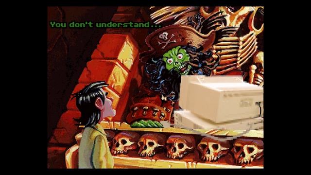 LeChuck react to Return to Monkey Island trailer смотреть онлайн
